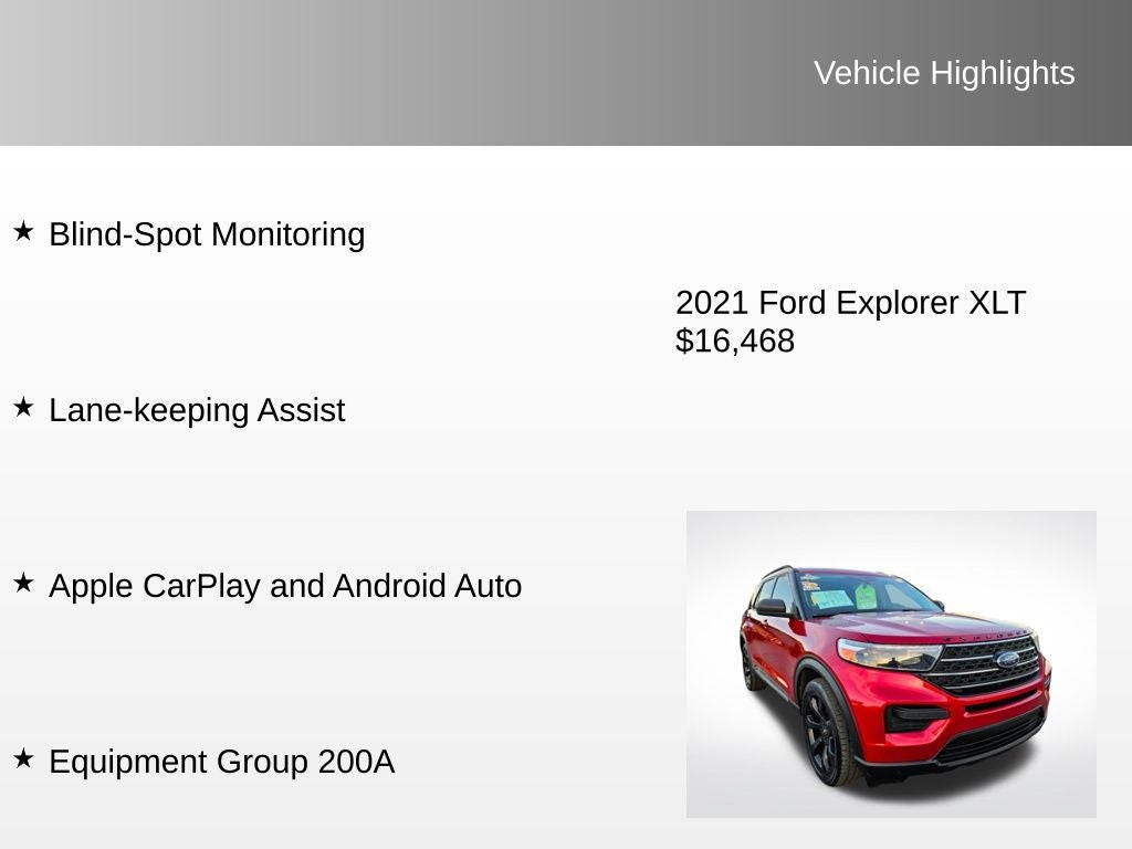 2021 Ford Explorer XLT