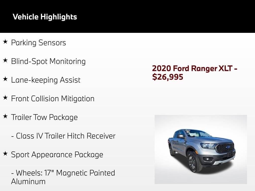 2020 Ford Ranger XLT