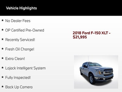 2018 Ford F-150 XLT