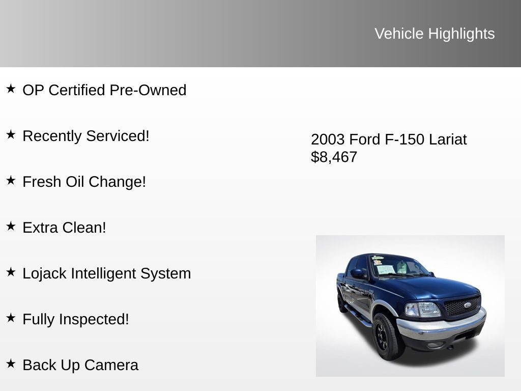 2003 Ford F-150 Lariat