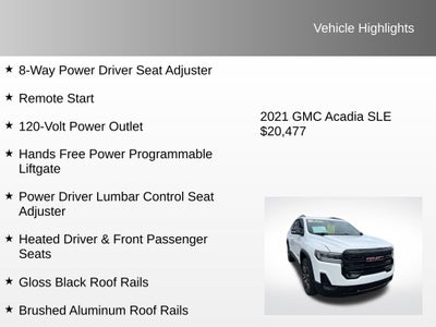 2021 GMC Acadia SLE