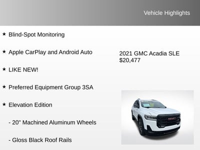 2021 GMC Acadia SLE