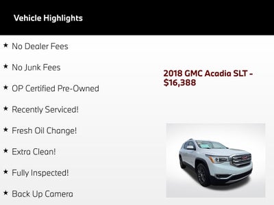 2018 GMC Acadia SLT-1