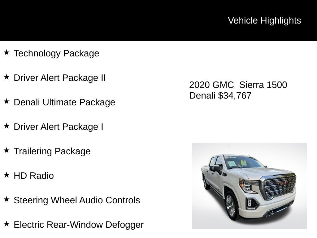 2020 GMC Sierra 1500 Denali