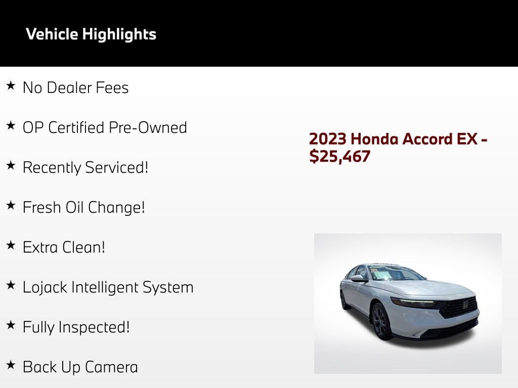 2023 Honda Accord EX