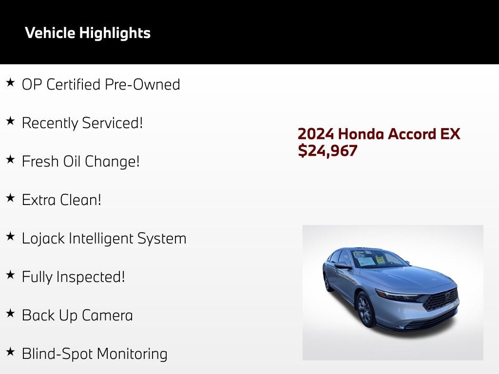 2024 Honda Accord EX