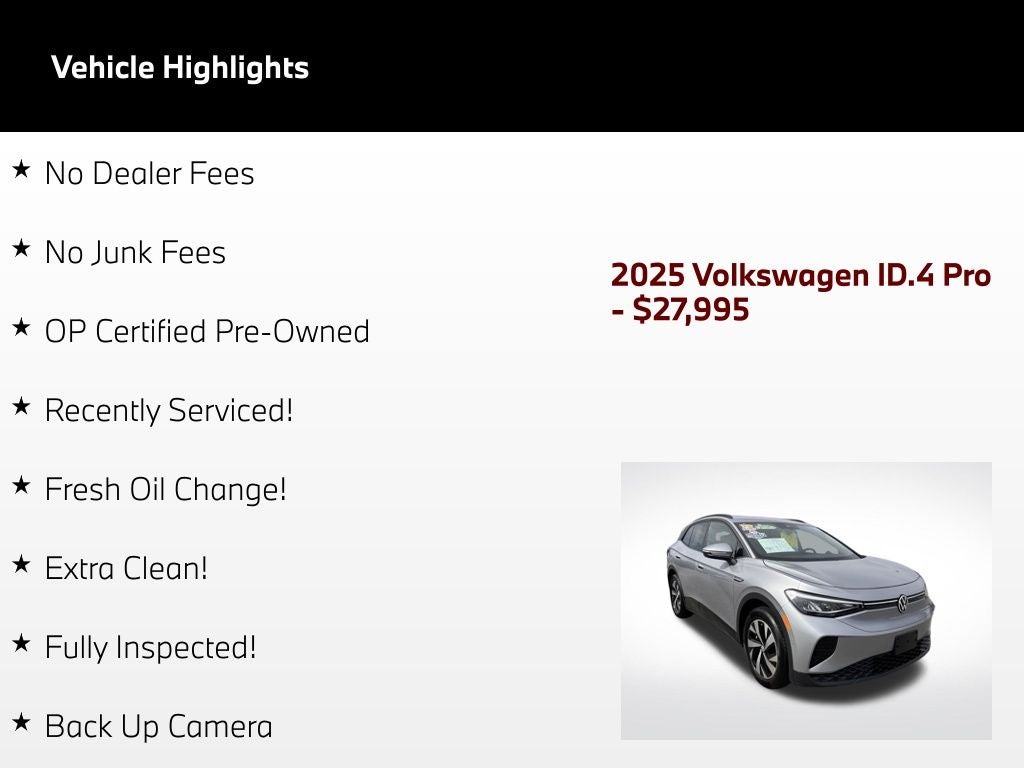 2025 Volkswagen ID.4 Pro