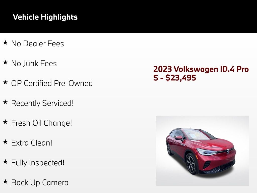 2023 Volkswagen ID.4 Pro S