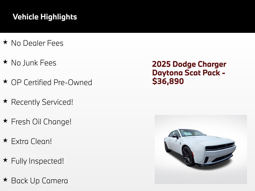 2025 Dodge Charger Daytona R/T Scat Pack