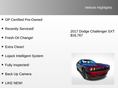 2017 Dodge Challenger SXT