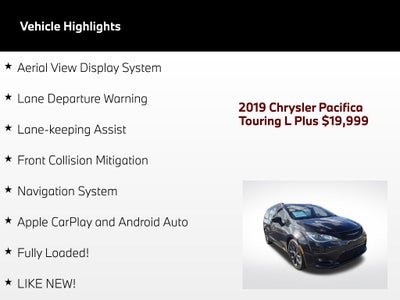 2019 Chrysler Pacifica Touring L Plus