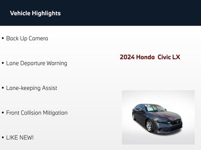2024 Honda Civic LX