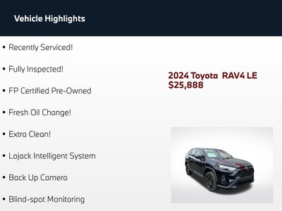 2024 Toyota RAV4 LE