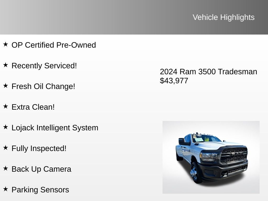 2024 RAM 3500 Tradesman