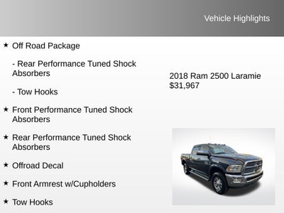 2018 RAM 2500 Laramie