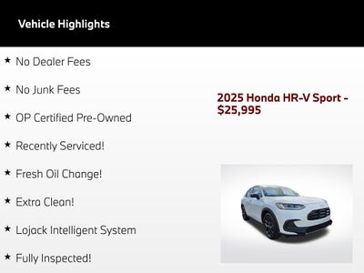2025 Honda HR-V Sport