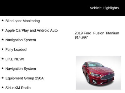 2019 Ford Fusion Titanium