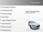 2018 Ford Fusion Energi Platinum