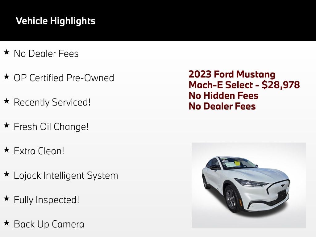 2023 Ford Mustang Mach-E Select