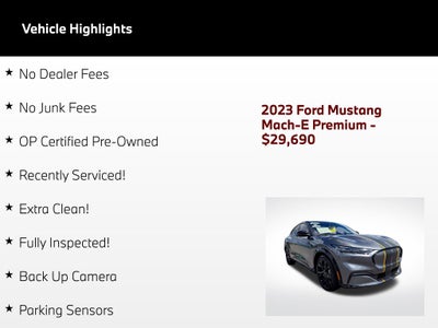 2023 Ford Mustang Mach-E Premium
