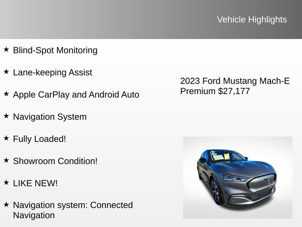 2023 Ford Mustang Mach-E Premium