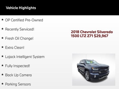 2018 Chevrolet Silverado 1500 LTZ 2LZ