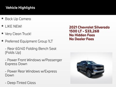 2021 Chevrolet Silverado 1500 LT LT1