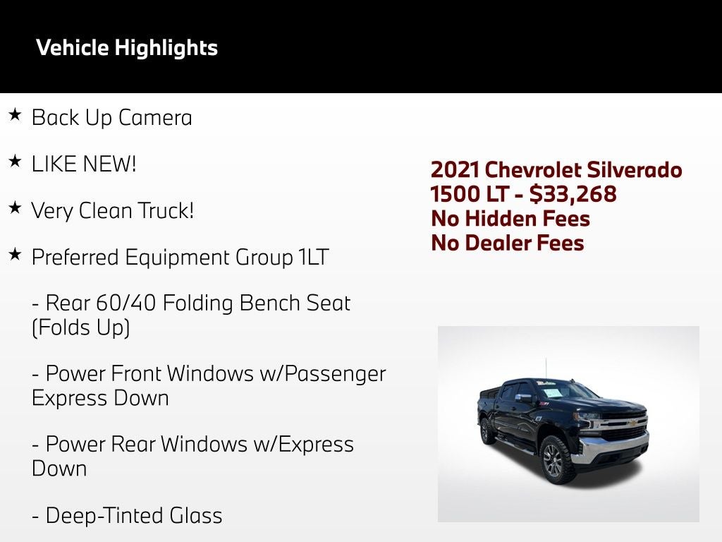 2021 Chevrolet Silverado 1500 LT LT1
