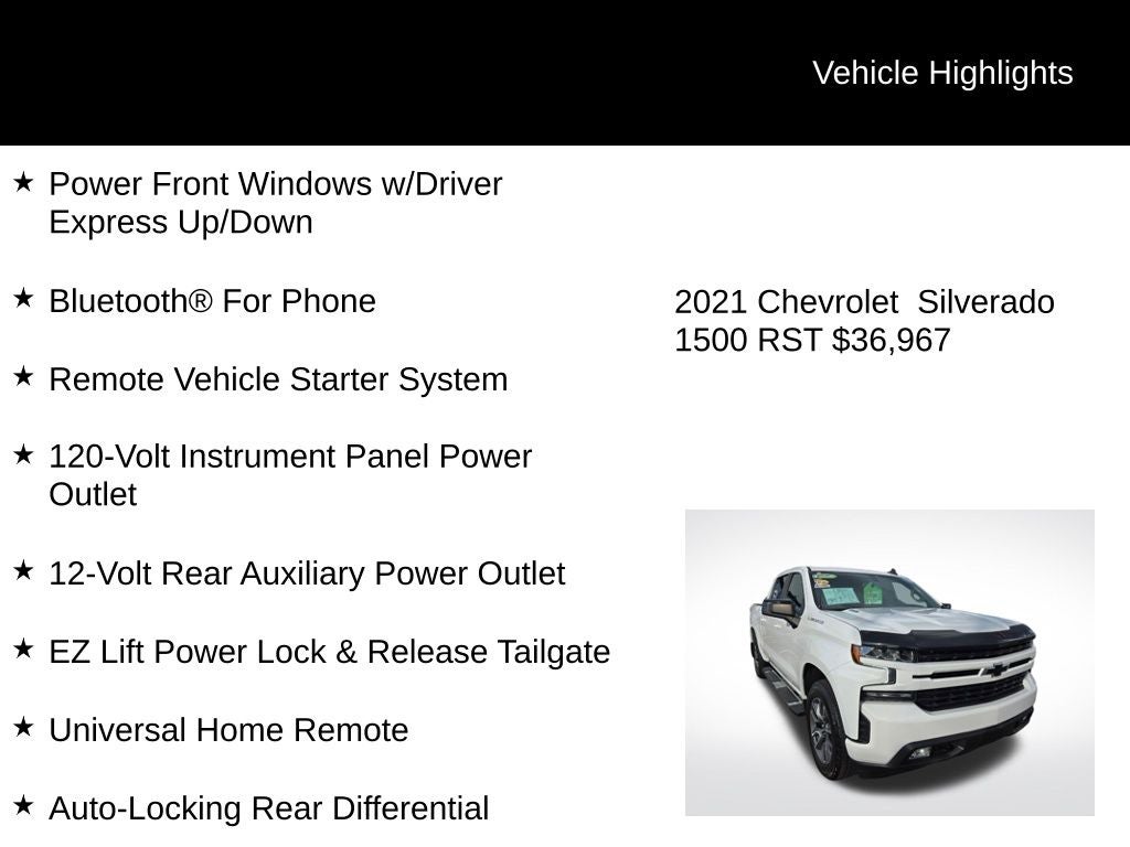 2021 Chevrolet Silverado 1500 RST