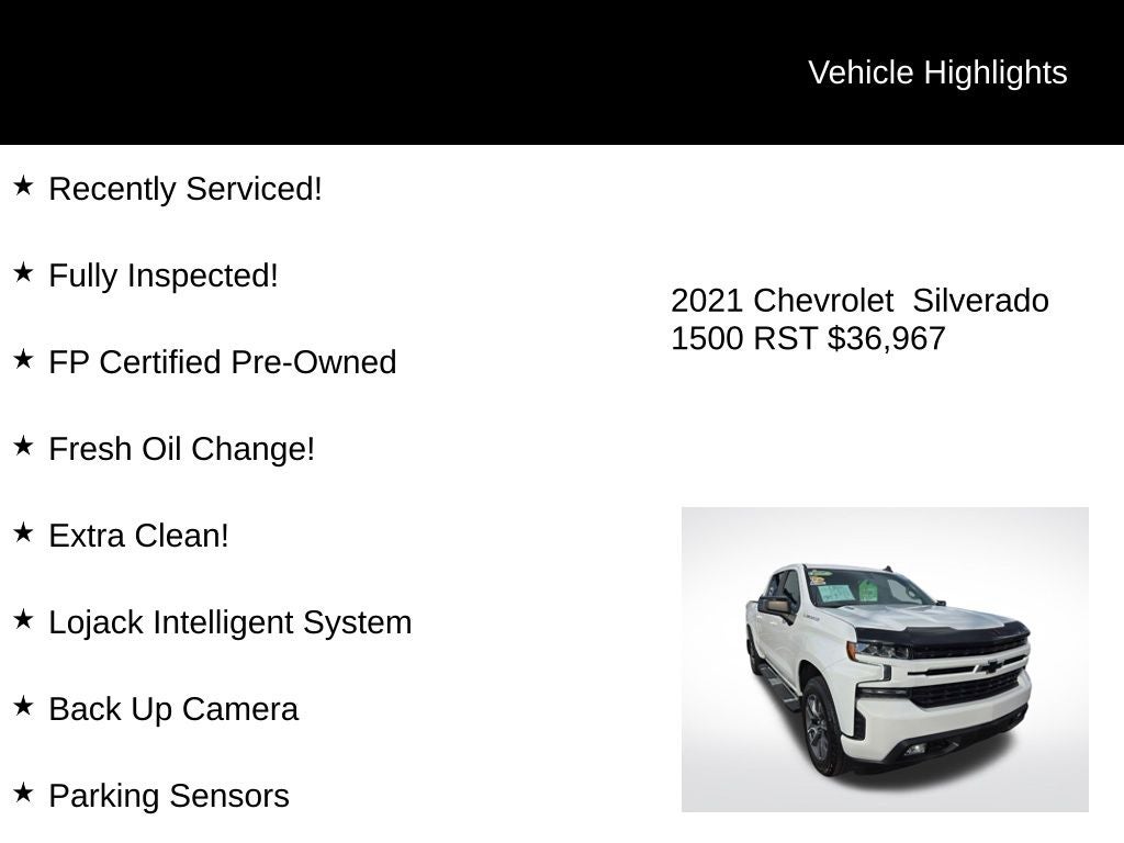 2021 Chevrolet Silverado 1500 RST