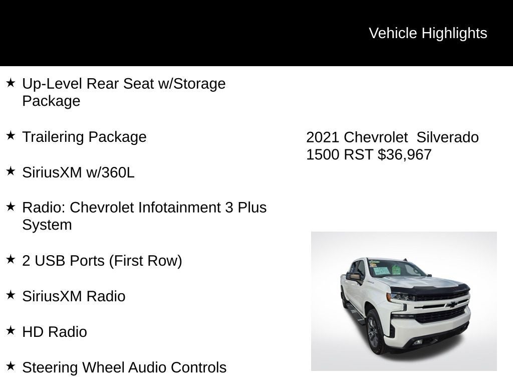 2021 Chevrolet Silverado 1500 RST