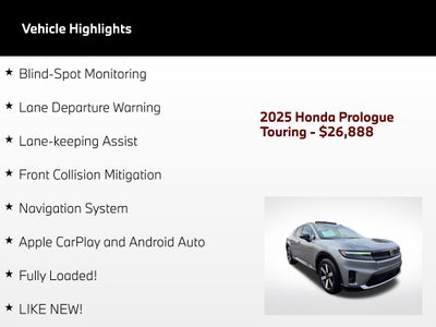 2025 Honda Prologue Touring