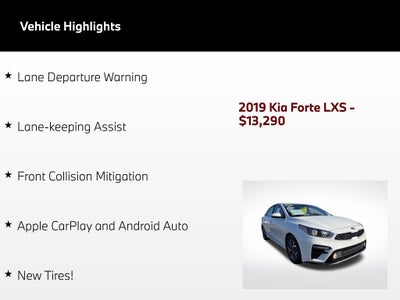 2019 Kia Forte LXS