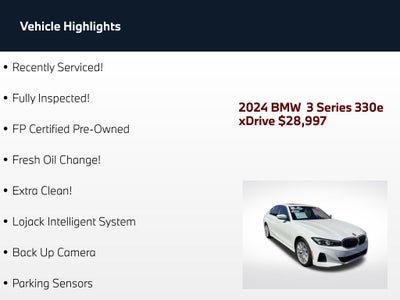 2024 BMW 3 Series 330e xDrive