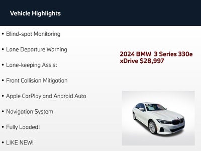 2024 BMW 3 Series 330e xDrive