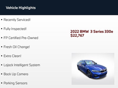 2022 BMW 3 Series 330e iPerformance