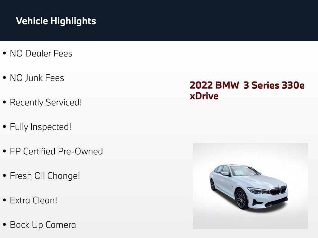 2022 BMW 3 Series 330e xDrive