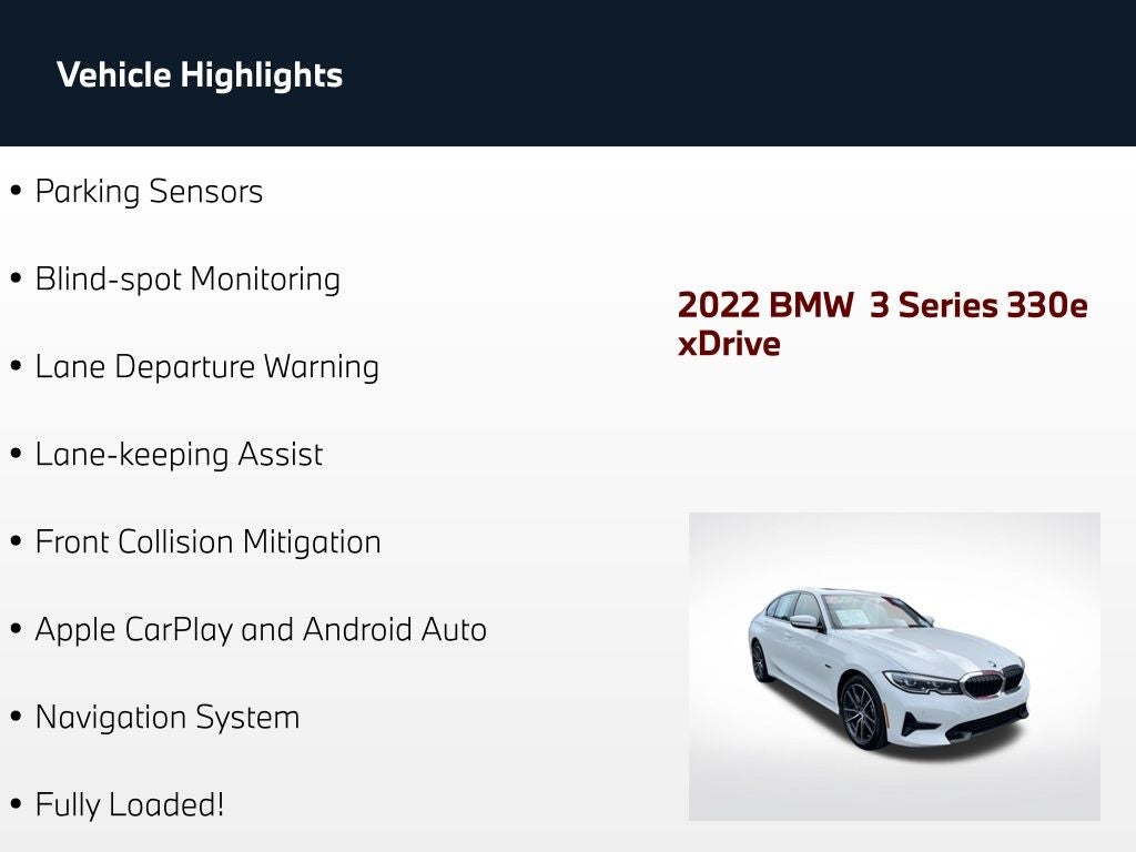 2022 BMW 3 Series 330e xDrive