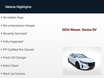 2024 Nissan Sentra SV