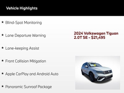 2024 Volkswagen Tiguan 2.0T SE