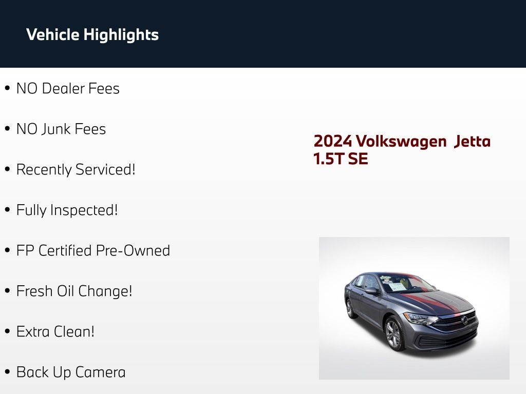 2024 Volkswagen Jetta 1.5T SE