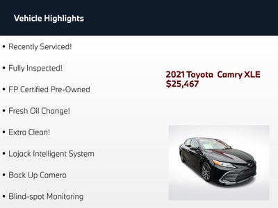 2021 Toyota Camry XLE