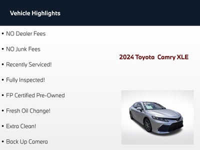 2024 Toyota Camry XLE