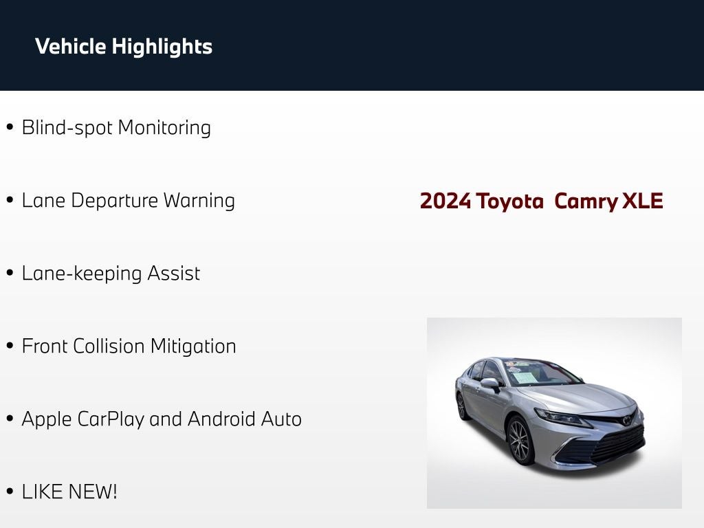 2024 Toyota Camry XLE