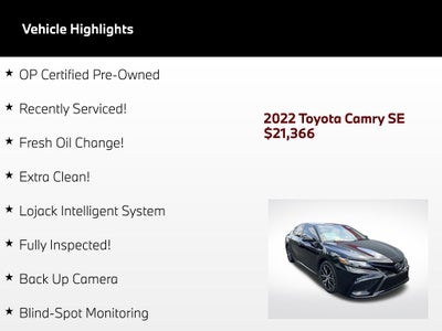 2022 Toyota Camry SE