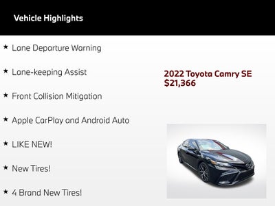 2022 Toyota Camry SE