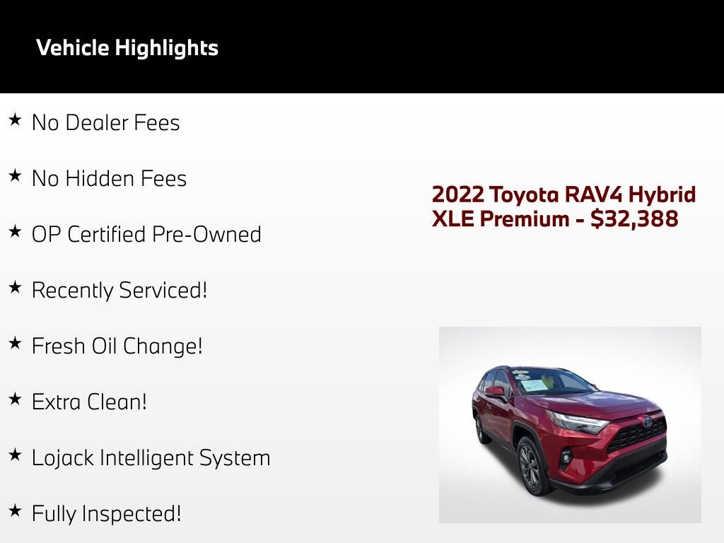 2022 Toyota RAV4 Hybrid XLE Premium