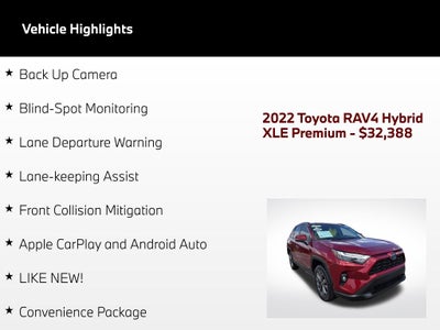 2022 Toyota RAV4 Hybrid XLE Premium
