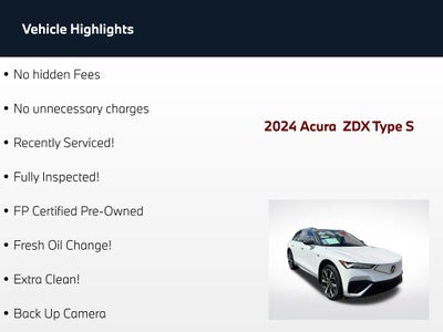 2024 Acura ZDX Type S