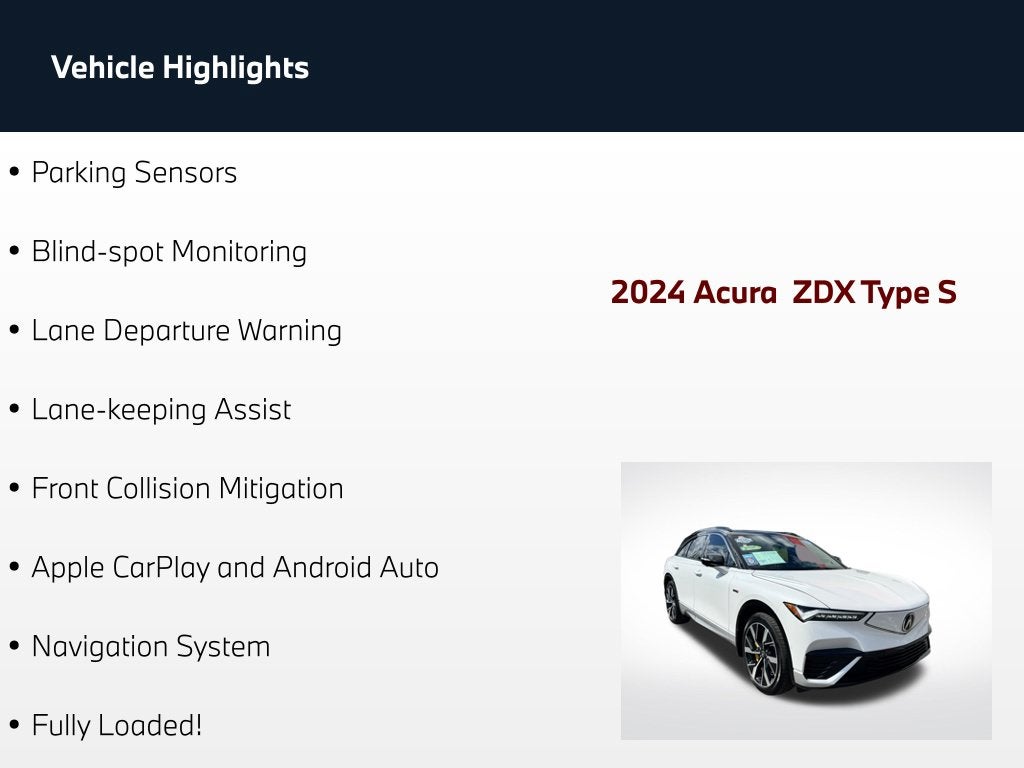 2024 Acura ZDX Type S